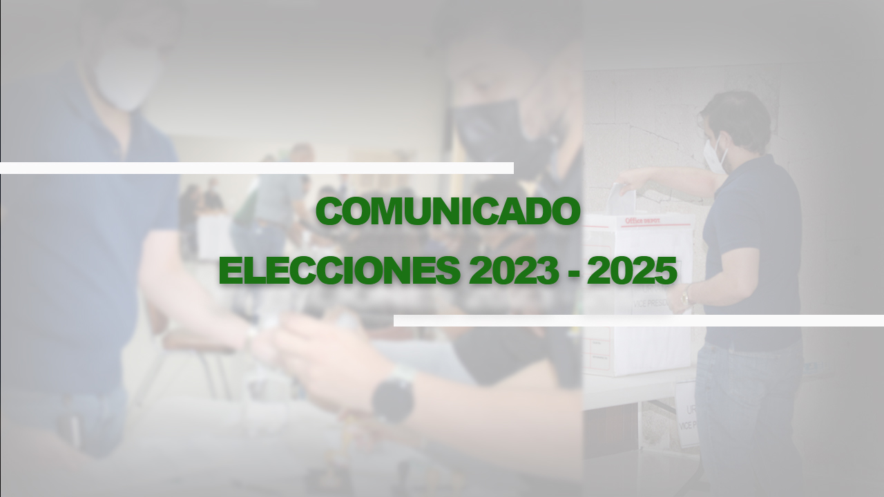 Comunicado elecciones 20232025 Colegio de Ingenieros Civiles de Honduras